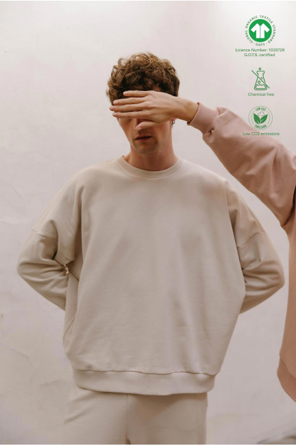 Organic cotton sweatshirt