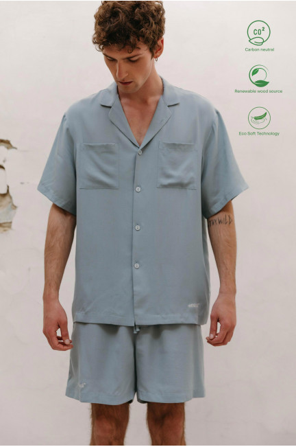 Short-sleeved TENCEL™ pyjama set